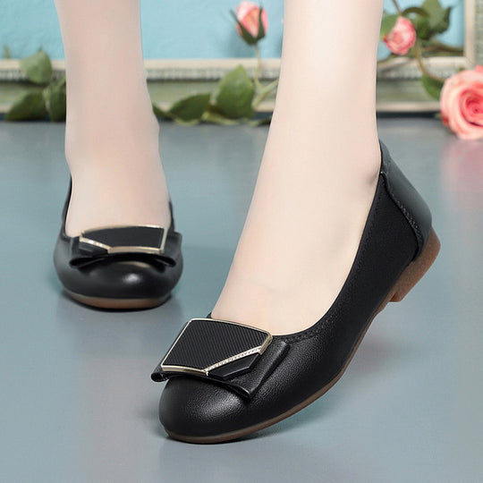 Damen Ballerinas mit elegantem Schleifenakzent und komfortablem Fußbett EB