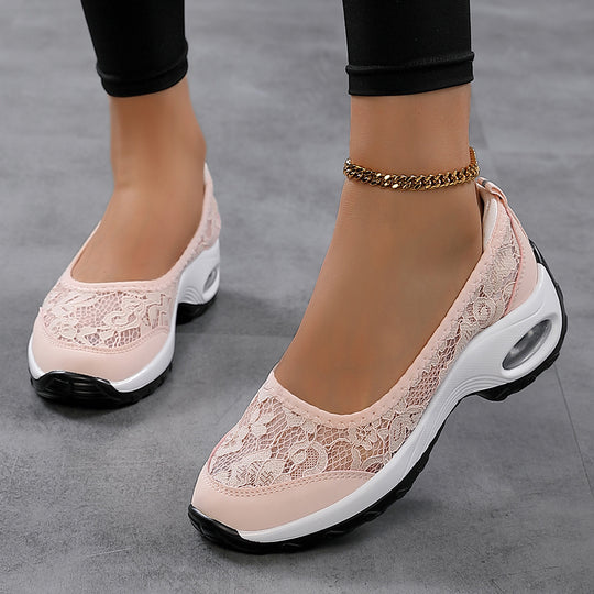 Damen Bunte Sneaker mit luftdurchlässiger Spitze EB