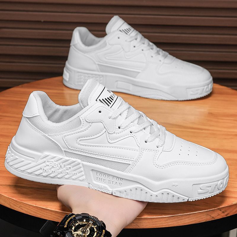 Damen Modische Sneakers mit stoßdämpfender Sohle und sportlichem Design EB