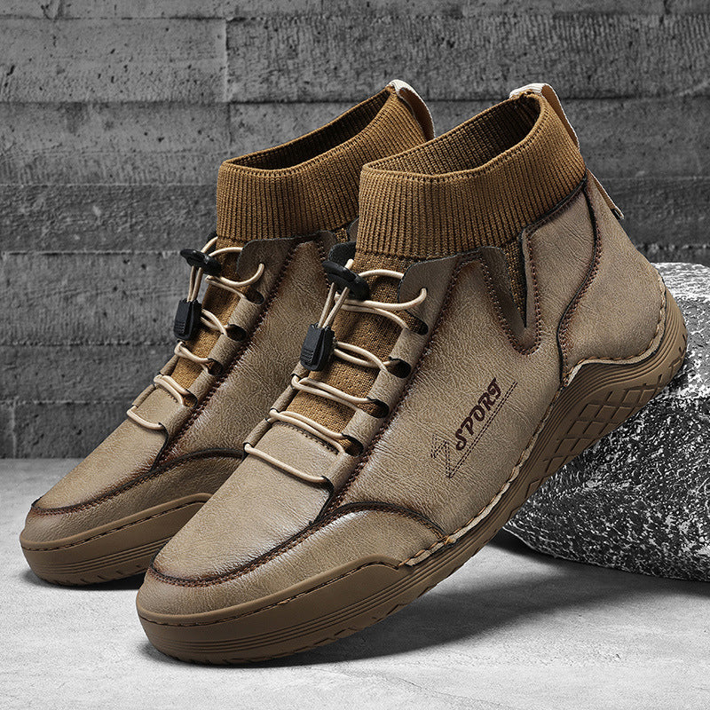 Herren Sportliche Winter-Wanderstiefel mit elastischem Knöchelbereich EB