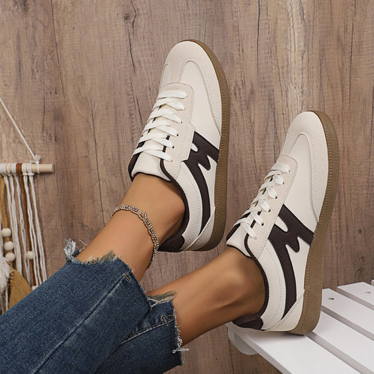 Damen Modische Freizeitsneaker mit atmungsaktiver Obermaterialstruktur und rutschfester Sohle EB