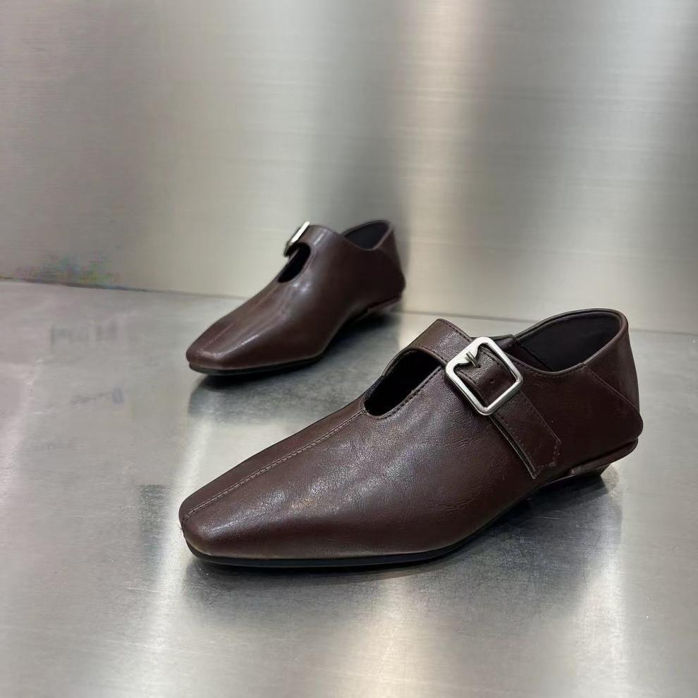 Damen elegante Slipper mit modischer Schnalle EB