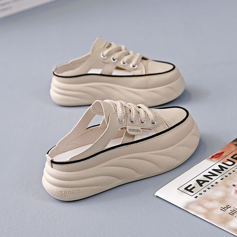Damen Sneakers mit elegantem Plateau und atmungsaktivem Obermaterial EB