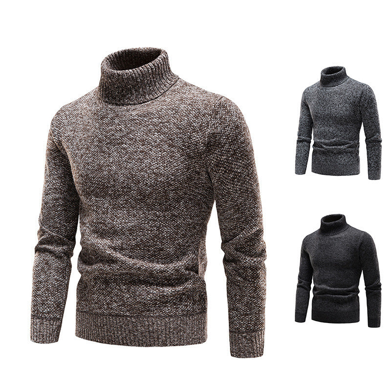 Herren Rollkragenpullover aus hochwertiger Wolle EB