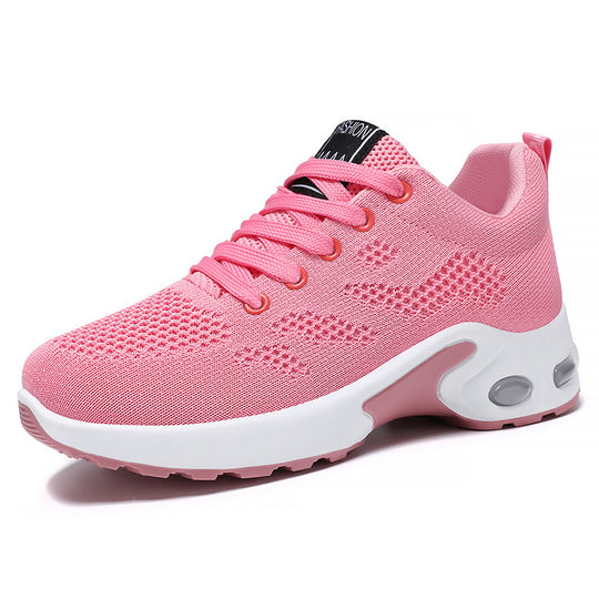 Damen Sportliche Sneaker mit atmungsaktivem Obermaterial und Dämpfung EB