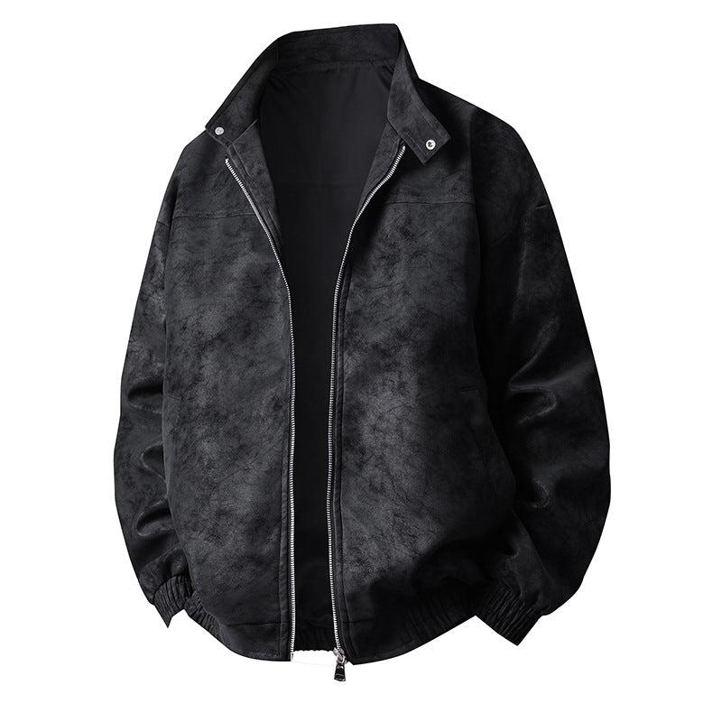 Herren modische Übergangsjacke im lässigen Stil mit praktischen Taschen EB