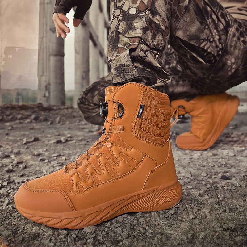 Herren Multifunktionale Trekkingstiefel mit rutschfester Sohle und atmungsaktivem Obermaterial EB
