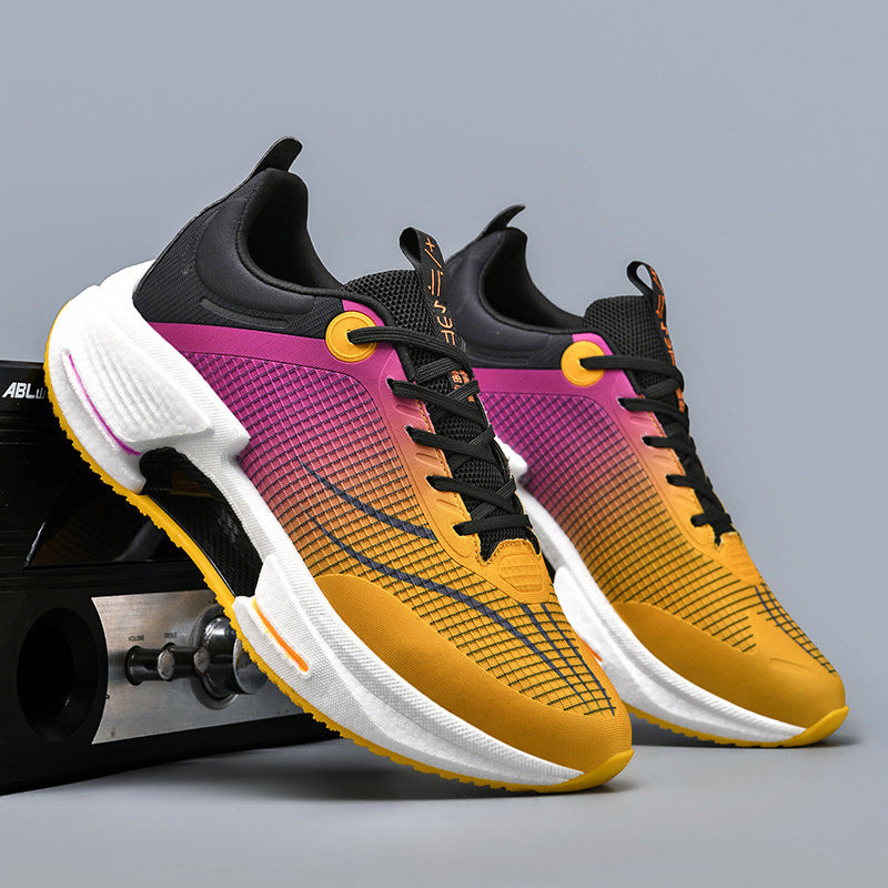Damen sportliche Leichtathletik-Sneaker mit atmungsaktiver Mesh-Oberfläche EB