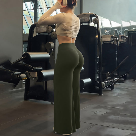 Damen Sportliche Hochbund-Leggings EB