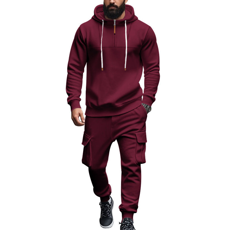 Herren Kapuzensweatshirt und Cargo-Hose Set EB
