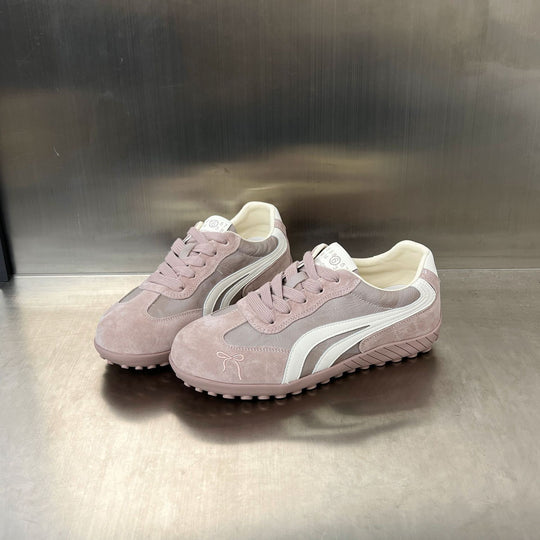 Damen Sportliche Sneaker mit rutschfester Sohle und atmungsaktiver Obermaterialkombination EB