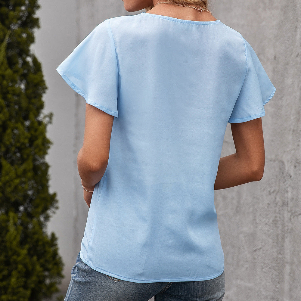 Damen Spitzenbluse EB