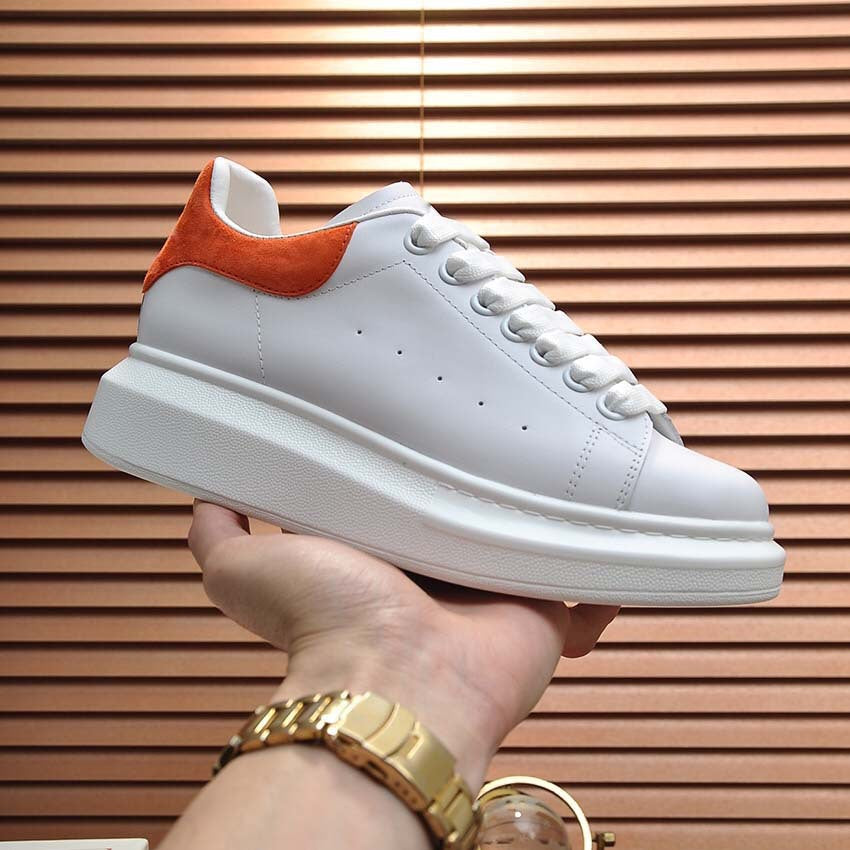 Damen Modische Sneakers mit hochwertiger Lederstruktur und bequemer Dämpfung EB
