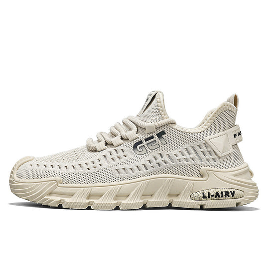 Damen Atmungsaktive Fitness Sneakers mit stoßdämpfender Sohle EB