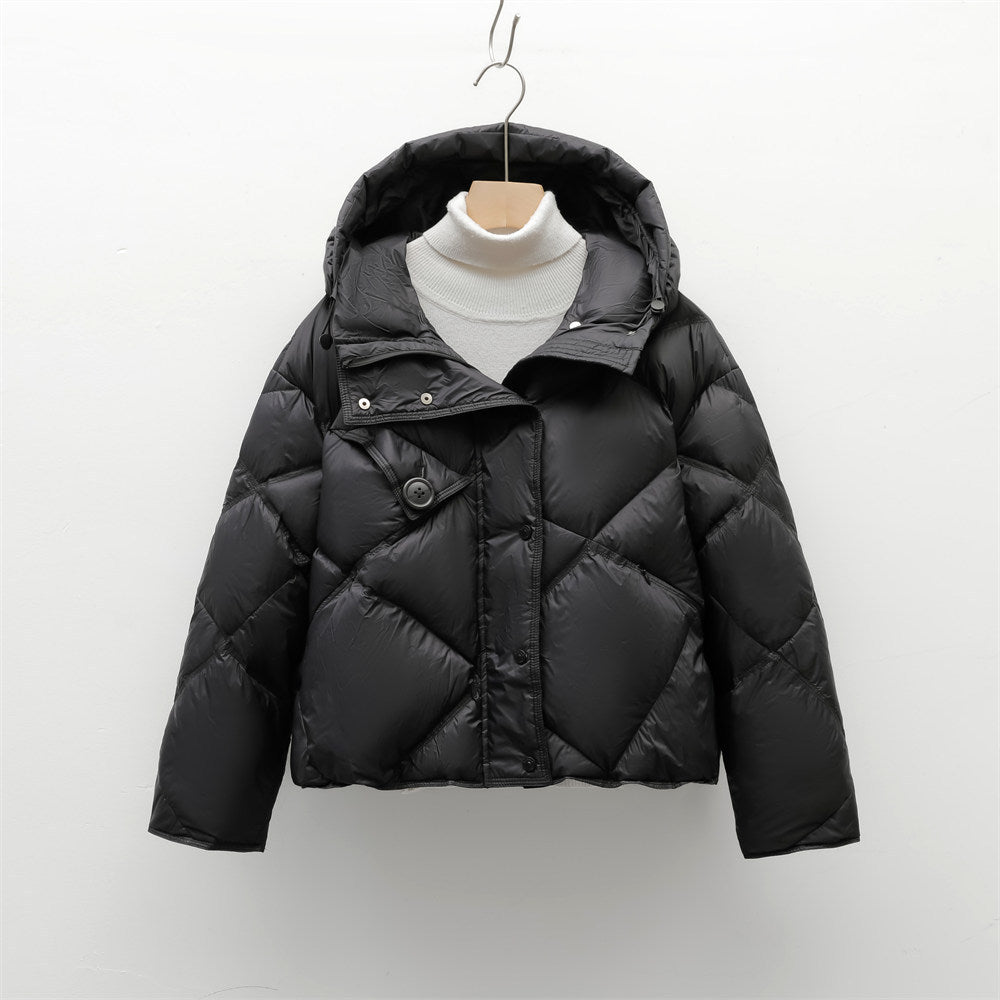 Damen Steppjacke mit abnehmbarer Kapuze EB