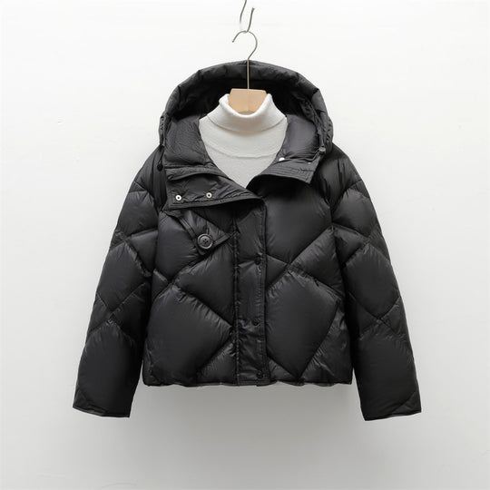 Damen Steppjacke mit abnehmbarer Kapuze EB