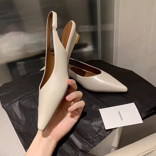 Damen Slingback-Pumps mit eleganter spitz zulaufender Form und bequemer Innensohle EB