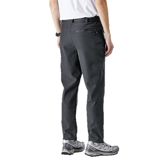 Herren Softshell-Trekkinghose mit ergonomischen Knien, elastischem Bund und Reißverschlusstaschen EB