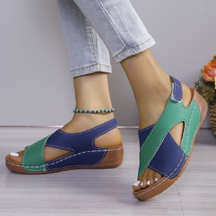 Damen Komfortable und stilvolle Sandalen mit ausgefallenem Cut-out Design EB