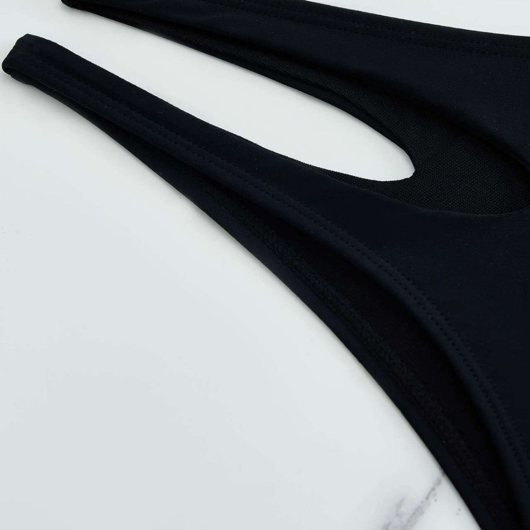 Damen Bikini-Set mit modischem Knoten und seitlichem Cut-Out EB