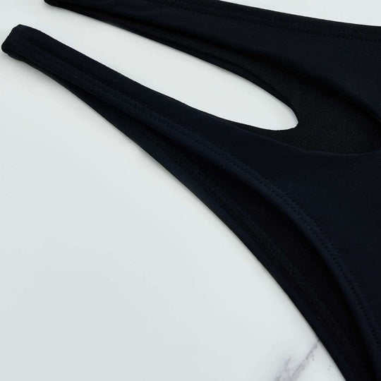 Damen Bikini-Set mit modischem Knoten und seitlichem Cut-Out EB