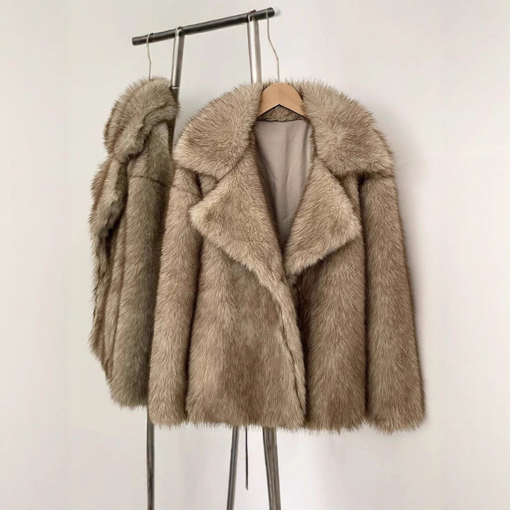 Damen Kunstpelz-Jacke EB