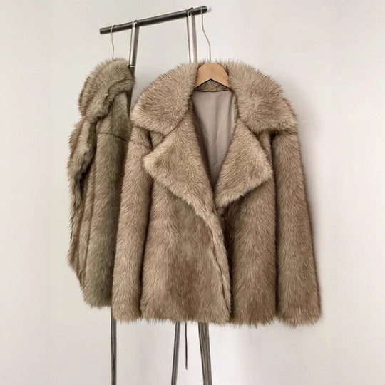 Damen Kunstpelz-Jacke EB