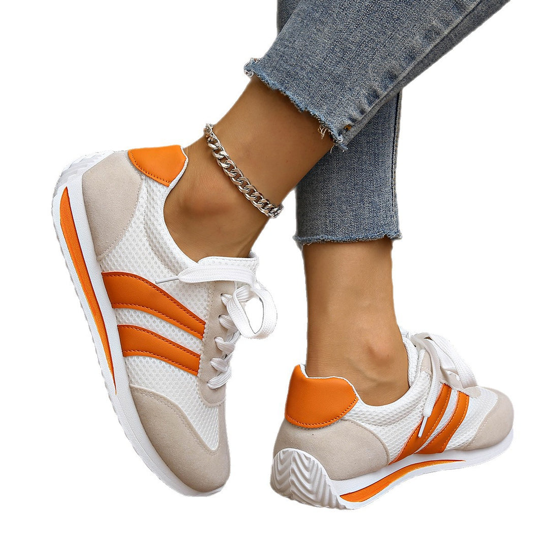 Damen Sportliche Sneakers mit atmungsaktivem Mesh-Obermaterial und dämpfendem Fußbett EB