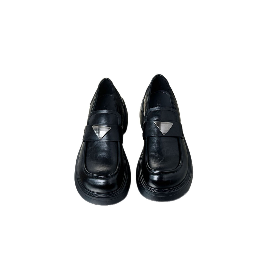 Damen modische Loafer mit komfortabler Sohle und eleganter Schnalle EB