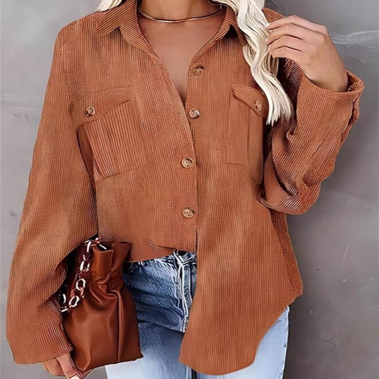 Damen Utility-Jacke mit detailreicher Knopf- und Taschenverarbeitung EB