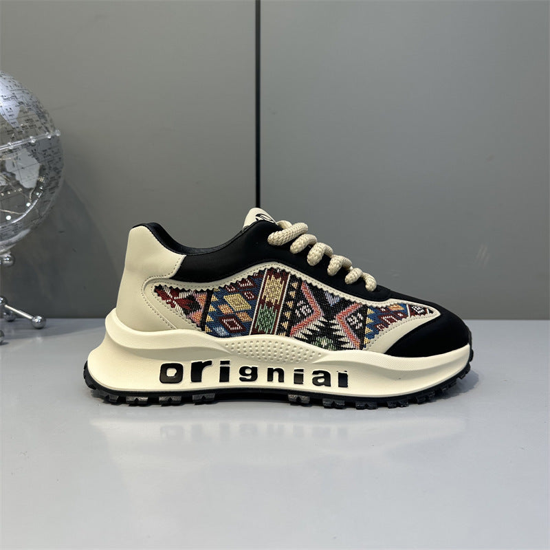 Damen Sportliche Sneakers mit einzigartigem geometrischen Muster EB