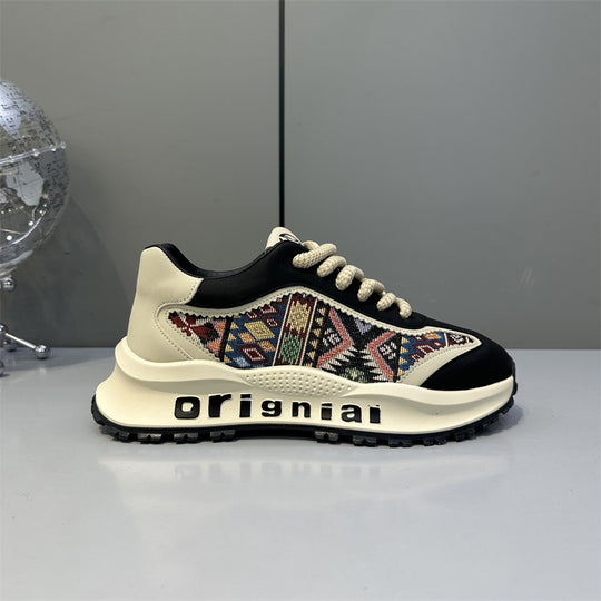 Damen Sportliche Sneakers mit einzigartigem geometrischen Muster EB