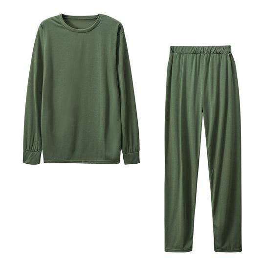 Damen Langarm Schlafanzug Set mit elastischen Hosen EB