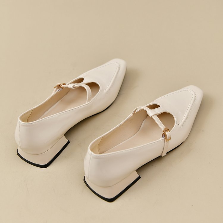 Damen elegante Mary Jane Pumps mit modischem Blockabsatz EB