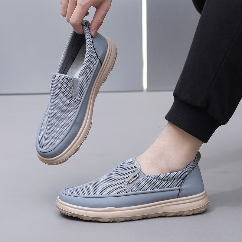 Damen Rutschfeste Mesh-Sneaker mit elastischem Einstieg EB