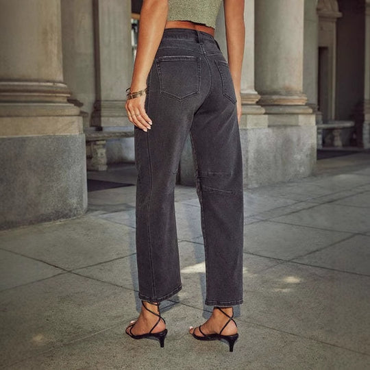 Damen High-Waist Jeans im lässigen Urban-Style EB