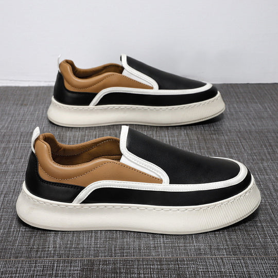 Damen Bequeme Slip-On Sneaker mit modischem Design und flexibler Laufsohle EB