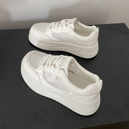 Damen Sportliche Sneaker mit atmungsaktivem Mesh-Obermaterial EB