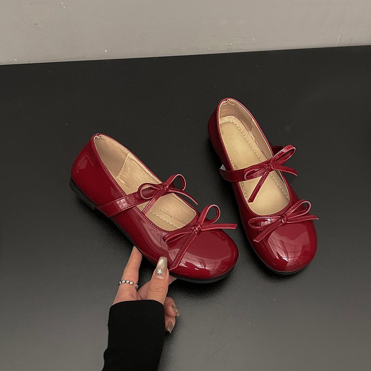 Damen Ballerinas mit modischem Schleifenakzent und bequemer Innensohle EB