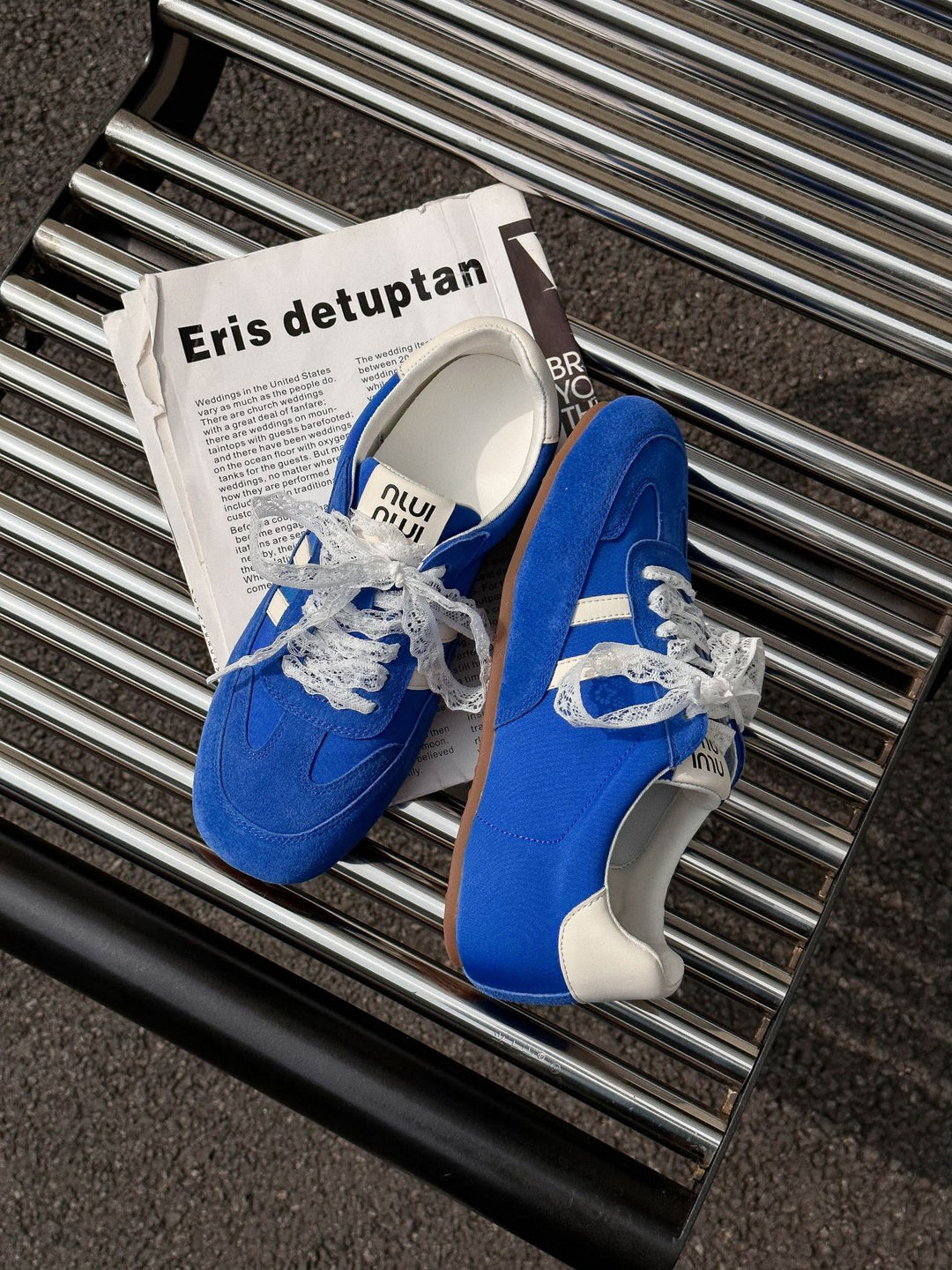 Damen Sportliche Sneakers mit atmungsaktivem Obermaterial von EB