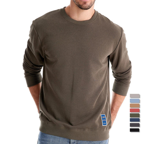 Herren Sweatshirt mit klassischem Rundhalsausschnitt EB