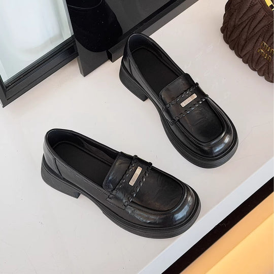 Damen modische Mokassins mit eleganten Ziernähten und bequemer Sohle EB