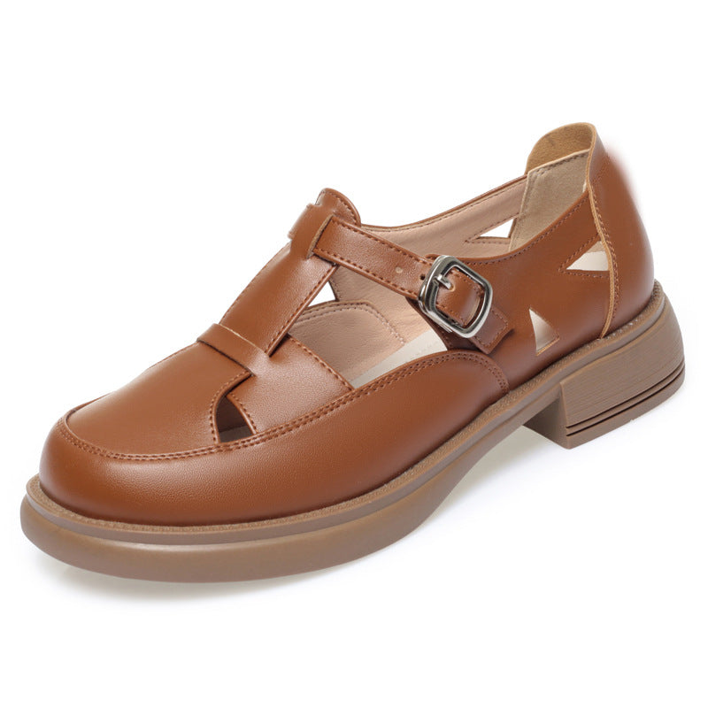 Damen Komfortable Schnürsandalen mit modischem Riemendesign EB