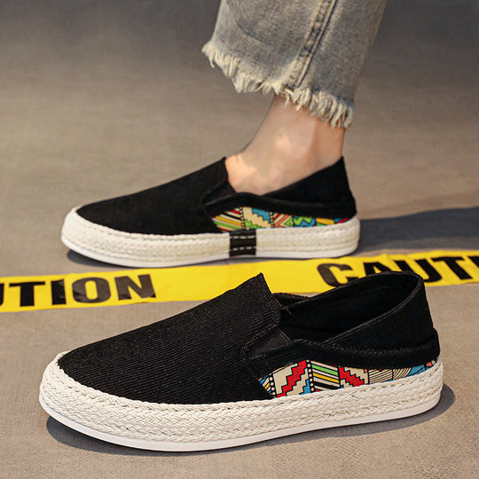 Damen Slip-On Schuhe aus strapazierfähigem Canvas EB