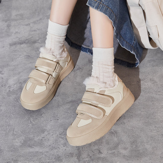 Damen Sportliche Sneakers mit innovativem Klettverschluss und hochwertiger Innenpolsterung EB
