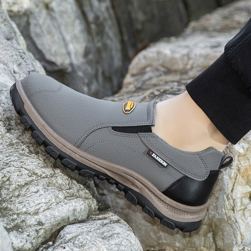 Herren Komfortable rutschfeste Slipper mit stoßdämpfender Sohle EB