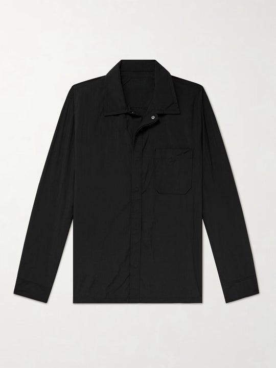 Damen modische Langarm-Hemdjacke mit Tasche EB