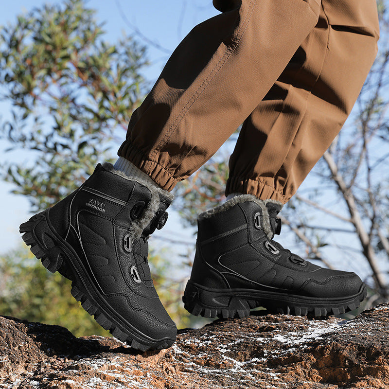 Damen Winterwanderstiefel mit rutschfester Sohle und wärmendem Futter EB