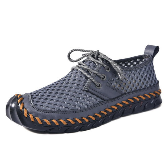 Herren Atmungsaktive Netzsneaker mit rutschfester Sohle EB