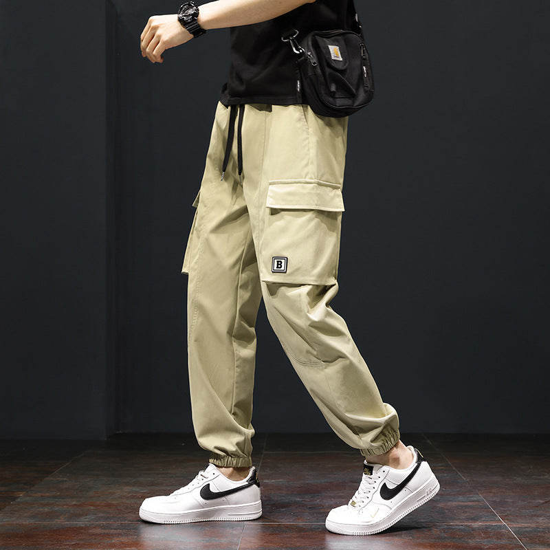 Herren Cargo-Hose mit praktischen Taschen und verstellbarem Bund EB